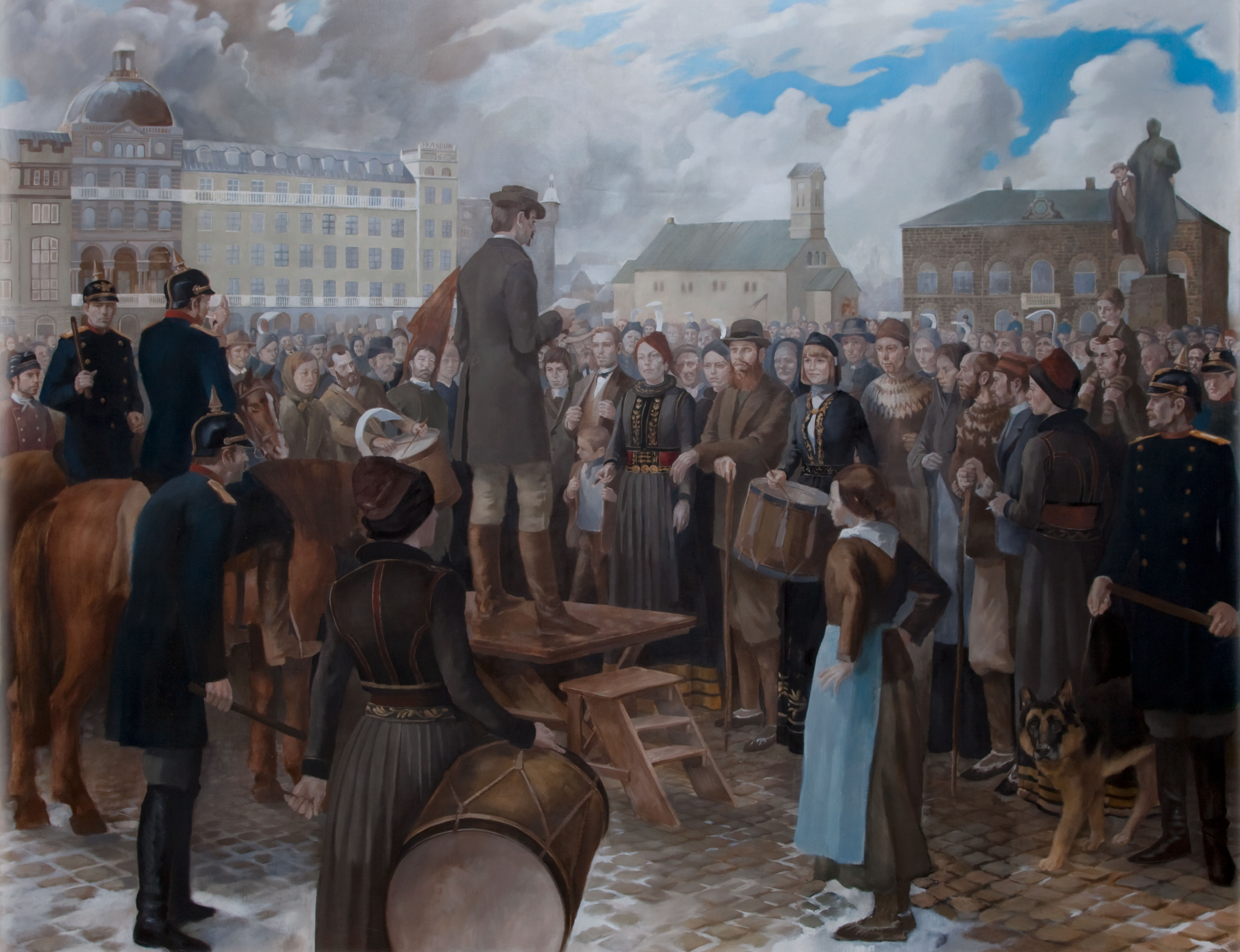 Útifundur á austurvelli