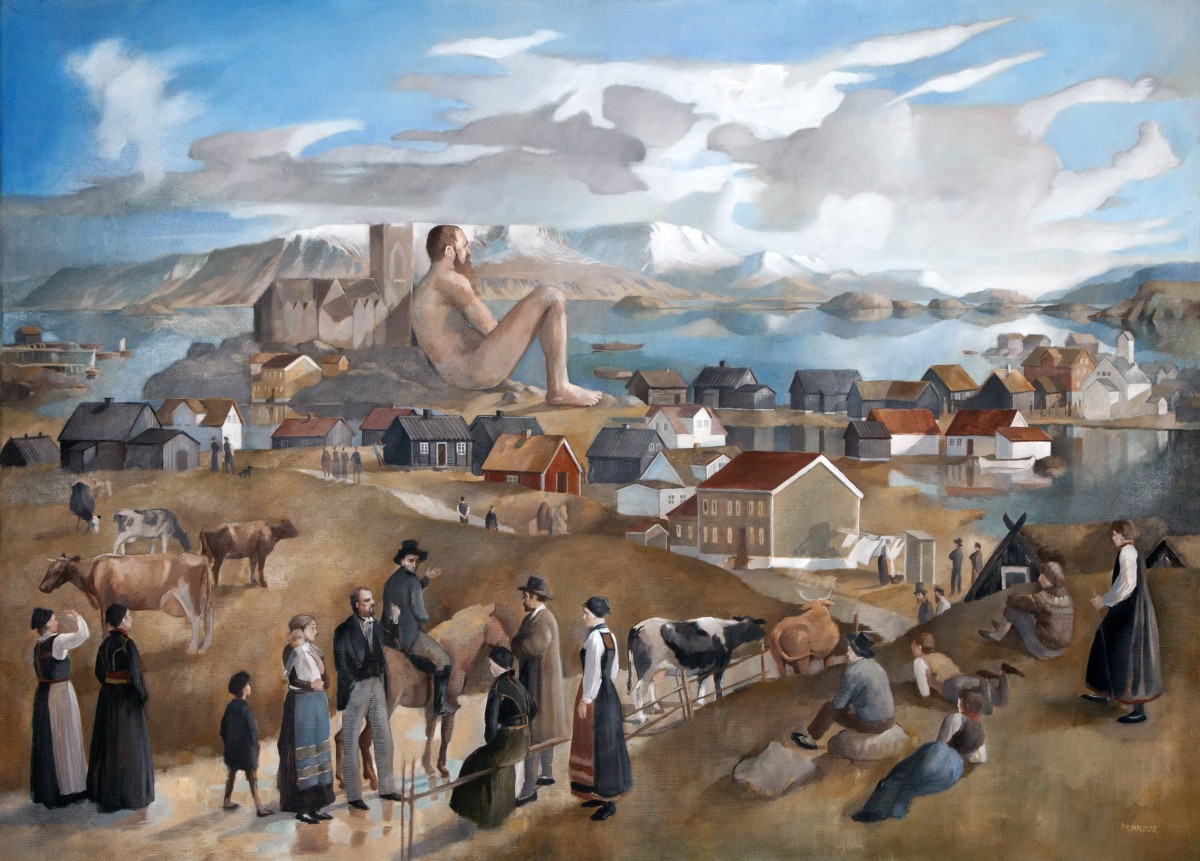 Gulliver in Lilliput